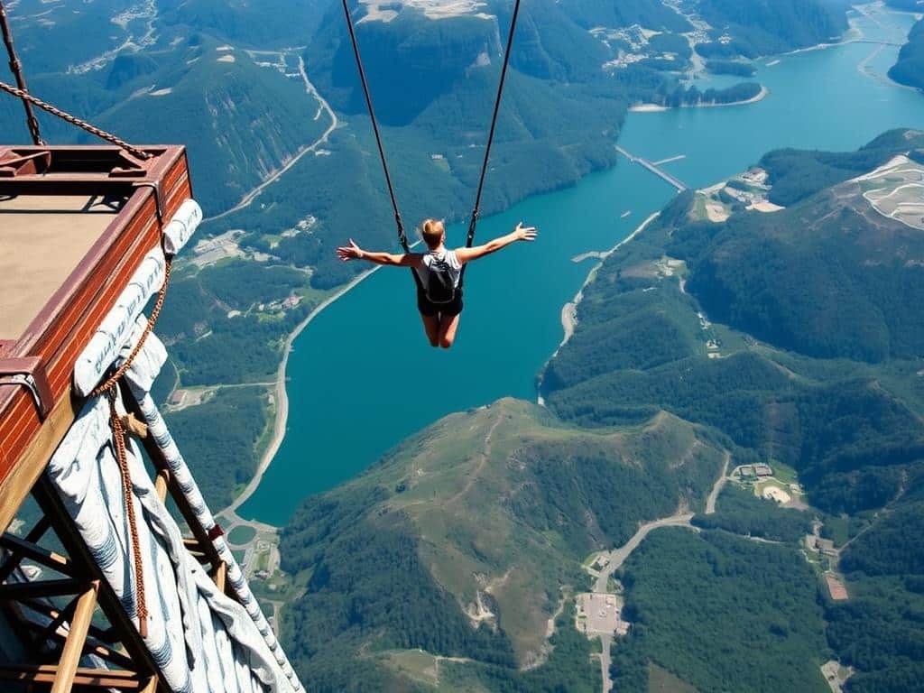 Adrenalin-Erlebnisse wie Bungee-Jumping bei Jochen Schweizer