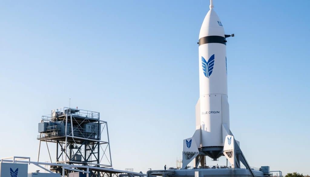 Blue Origin Rakete und Kapsel für Weltraumtourismus