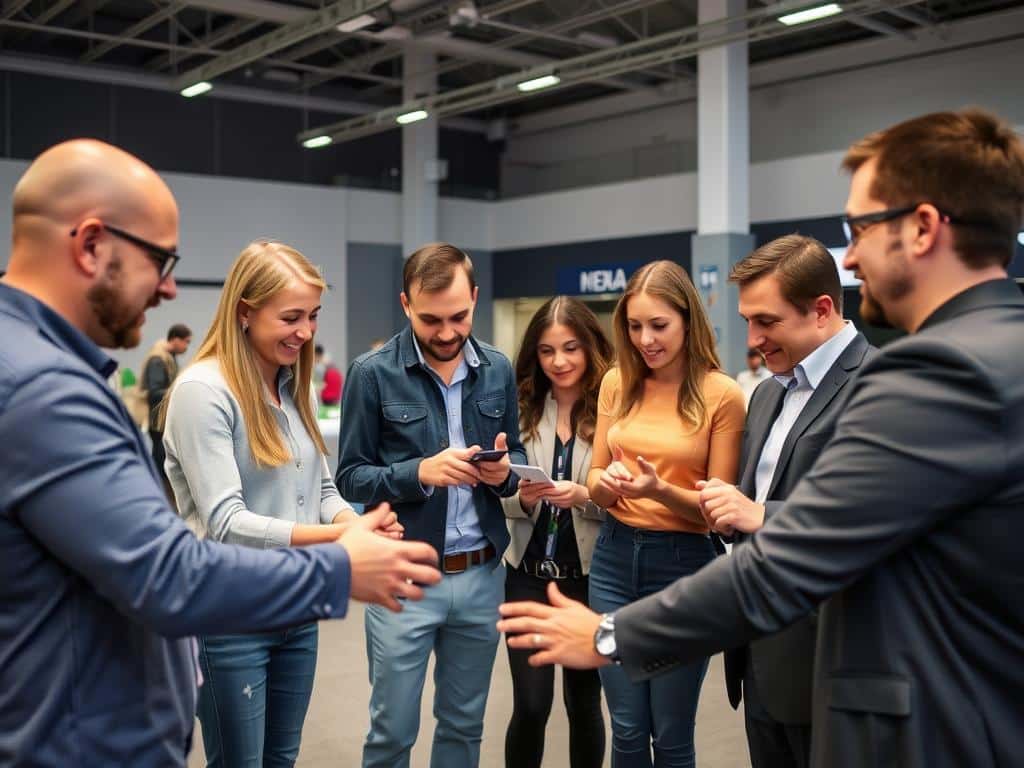 Ein Firmenteam beim Teambuilding-Event in der Jochen Schweizer Arena