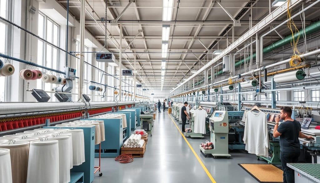 Einblick in die nachhaltige Textilproduktion der Trigema W. Grupp KG mit modernster Technologie