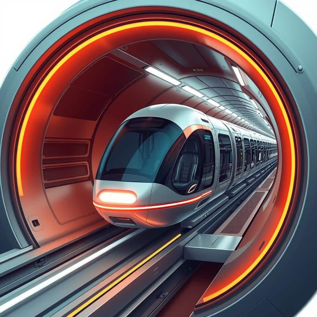 Hyperloop Konzeptdarstellung