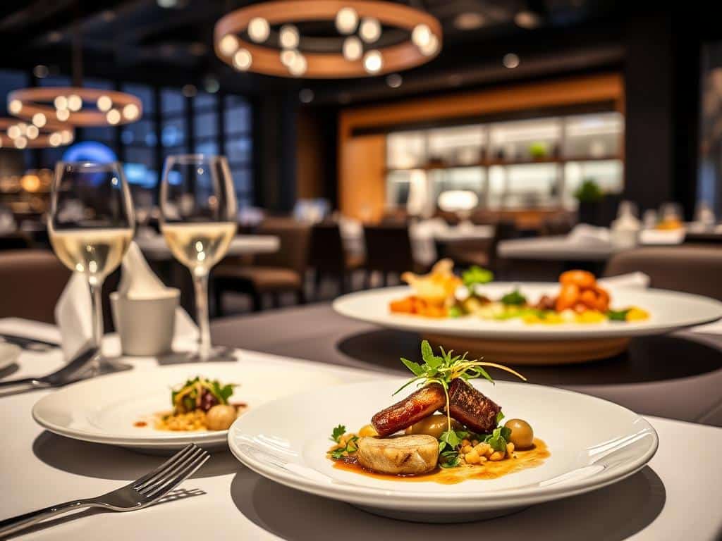 Kulinarische Erlebnisse im Restaurant der Jochen Schweizer Arena