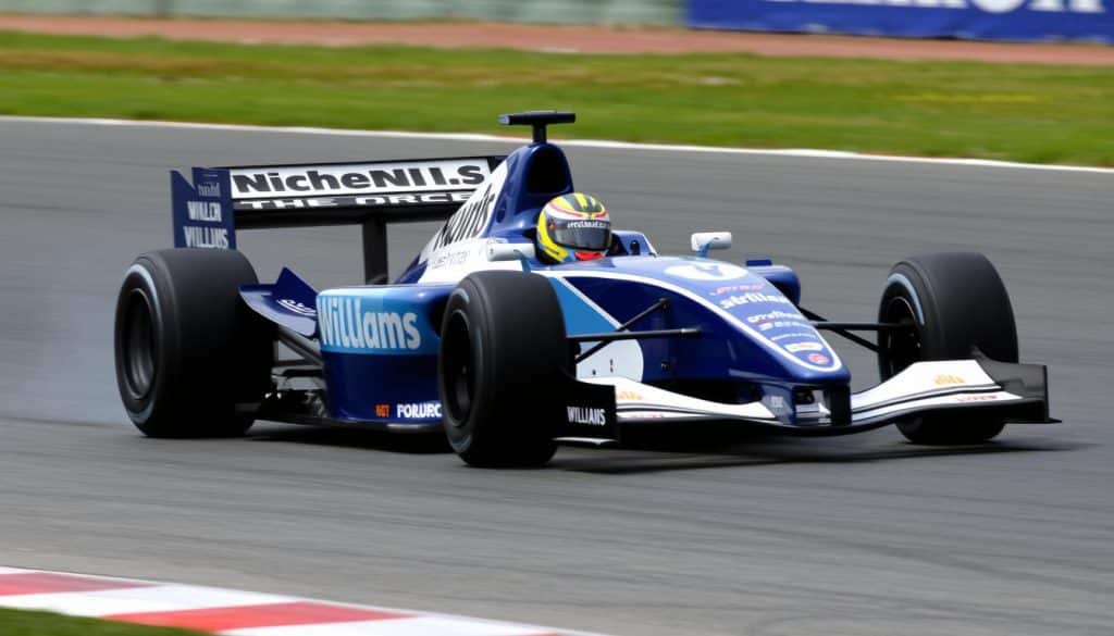 Nico Rosberg im Williams F1-Rennwagen während seiner Zeit beim britischen Team von 2006 bis 2009