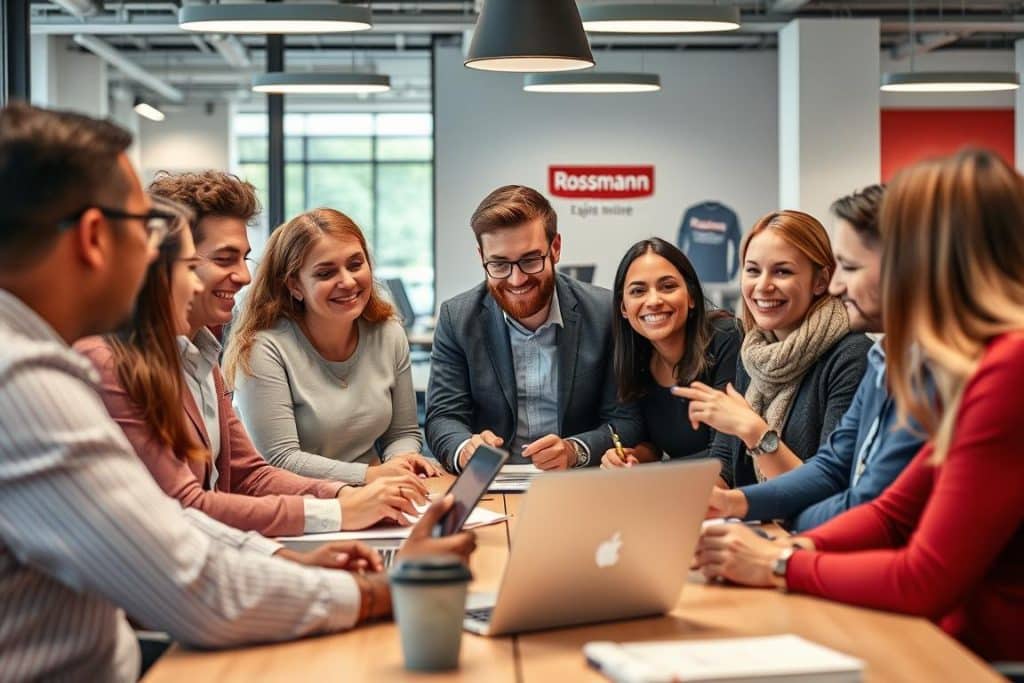 Rossmann Mitarbeiter im Team