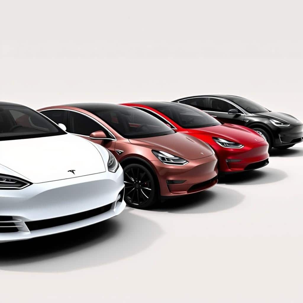 Tesla Fahrzeugflotte