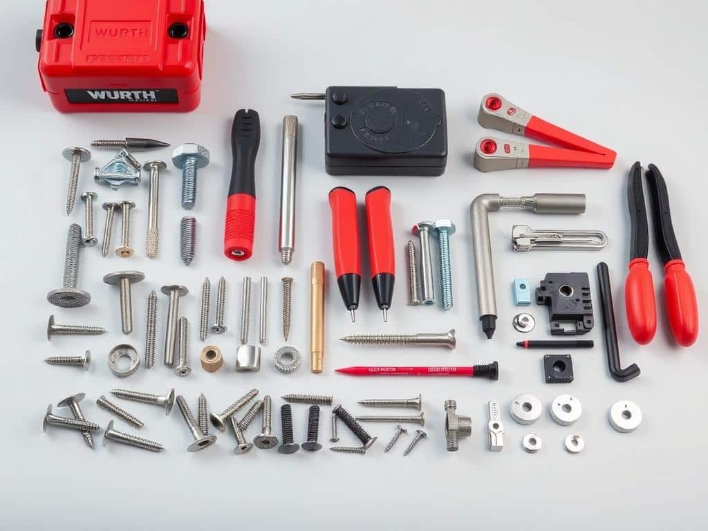 Würth-Produkte und Montagesysteme